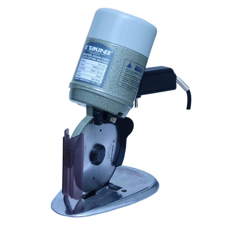 Taking 125 mm Round Knife Cloth Cutting Machine 350 watt